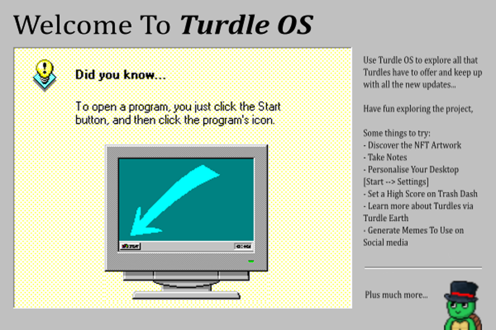 Welcome to Turdles OS